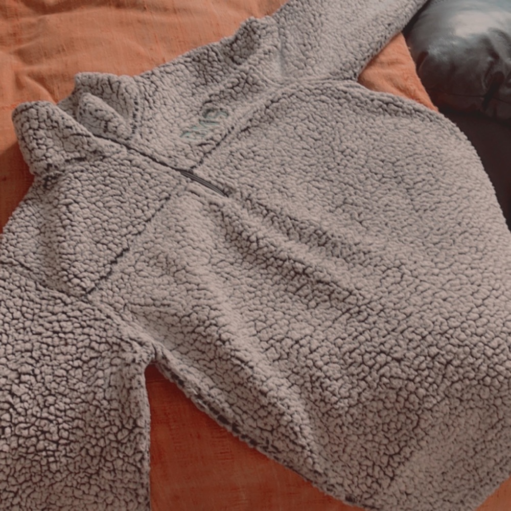 cozy grey hoodie pullover